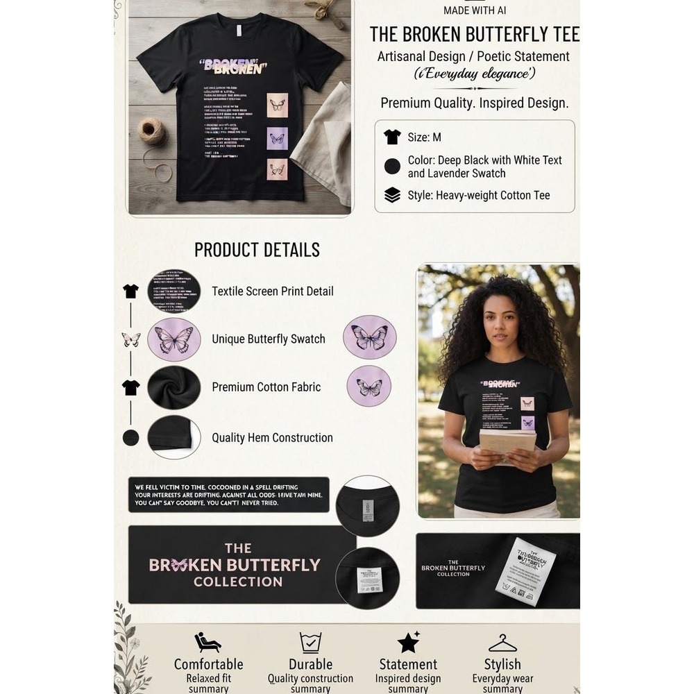Phora Yours Truly Broken Promises T-Shirt